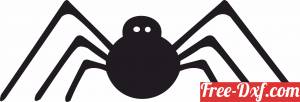 download silhouette halloween spider free ready for cut