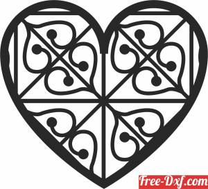 download love Hearts Valentine's Day free ready for cut