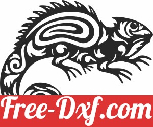 chameleon lizard clipart
