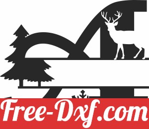 deer wall art christmas decor