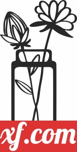 Flowers decor pot