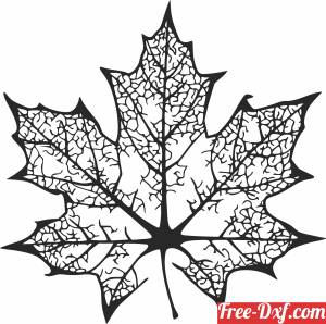 download maple leaf wall arts free ready for cut
