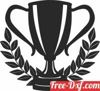 Download world cup Trophy clipart fdD64 High quality free Dxf fil