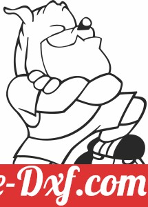 Cartoon Dog Football soccer player
