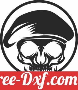 Skull army cliparts