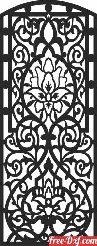 download Pattern WALL   Door   Decorative free ready for cut