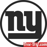 download New York Giants football nfl logo free ready for cut