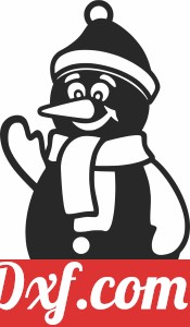 christmas snowman ornament clipart