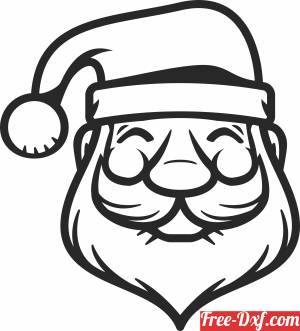 download Santa Claus clipart free ready for cut