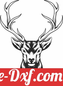 Deer Head Silhouette