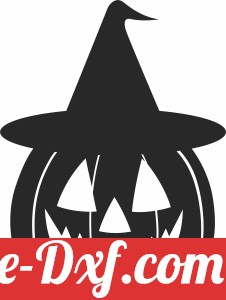 Halloween pumpkin with hat