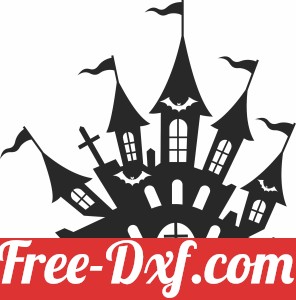 halloween haunted house clipart