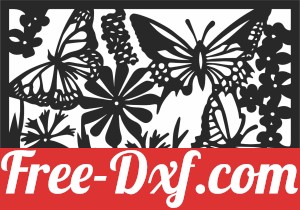 butterfly wall hanging screen partition panel pattern