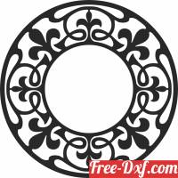 download floral decorative wall decor free ready for cut