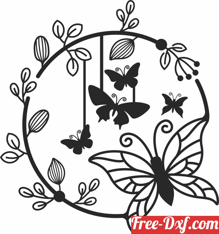 Download butterflies decorative wall art fRiv8 High quality free