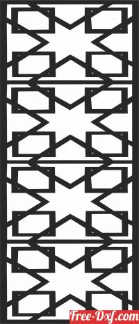 download Wall   screen door   Decorative screen free ready for cut