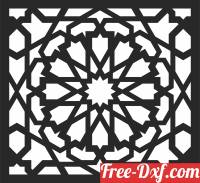 download Decorative mandala  pattern free ready for cut