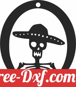 Halloween skull ornaments