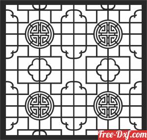 download pattern wall Screen free ready for cut