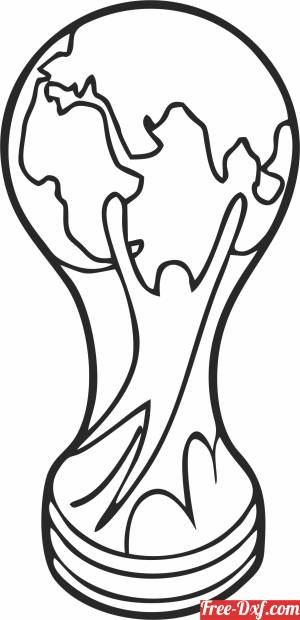 download world cup Trophy clipart free ready for cut