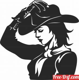 download Cowgirl cliparts free ready for cut