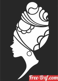 download Canvas african women clipart free ready for cut