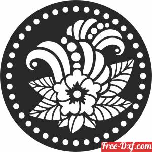 download floral wall sign free ready for cut