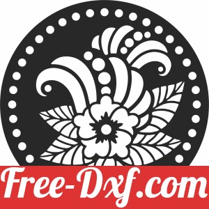 floral wall sign
