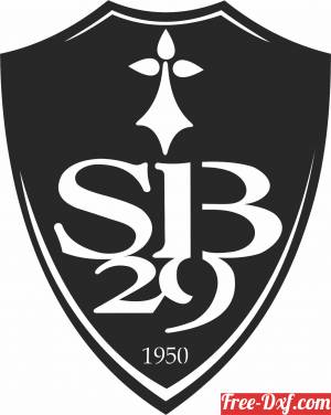download Stade Brestois 29 logo football free ready for cut