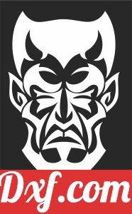 tribal Devil clipart
