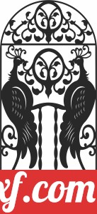peacocks pattern door