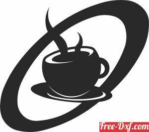 download Coffee Cup wall decor free ready for cut