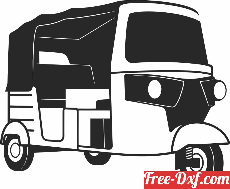 Download tuk tuk three wheeler auto clipart gCSBQ High quality fr