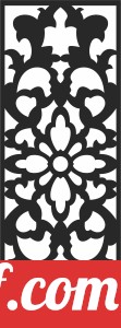 Decorative pattern screen door