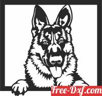 download German shepherd dog clipart free ready for cut