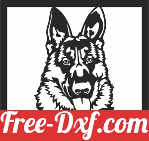 German shepherd dog clipart