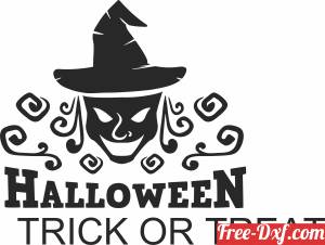 download halloween Witch clipart free ready for cut