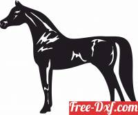 download arabic Horse clipart free ready for cut