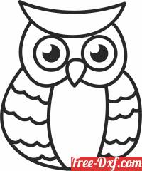 download owl wall art free ready for cut