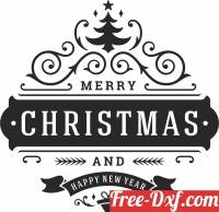 download merry christmas and new year free ready for cut