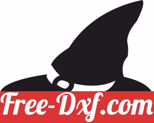 halloween witch hat silhouette