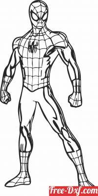 download spiderman Superhero logo free ready for cut