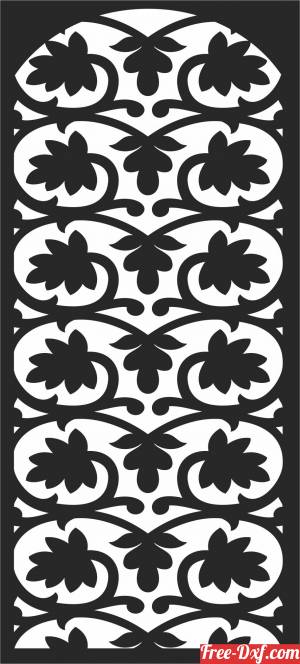 download WALL Screen  Decorative  Pattern   DOOR free ready for cut