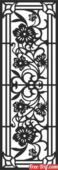 download Wall   PATTERN  WALL DECORATIVE SCREEN free ready for cut