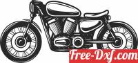 download Old vintage motorcycle free ready for cut