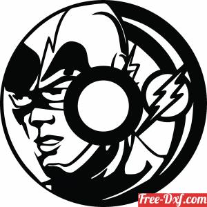 download flash Vinyl Record Wall Clock free ready for cut