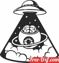 download ufo funny clipart free ready for cut