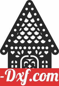 christmas house clipart