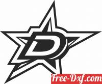 download Dallas Stars ice hockey NHL team logo free ready for cut