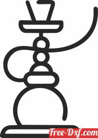 download Shisha Hookah free ready for cut